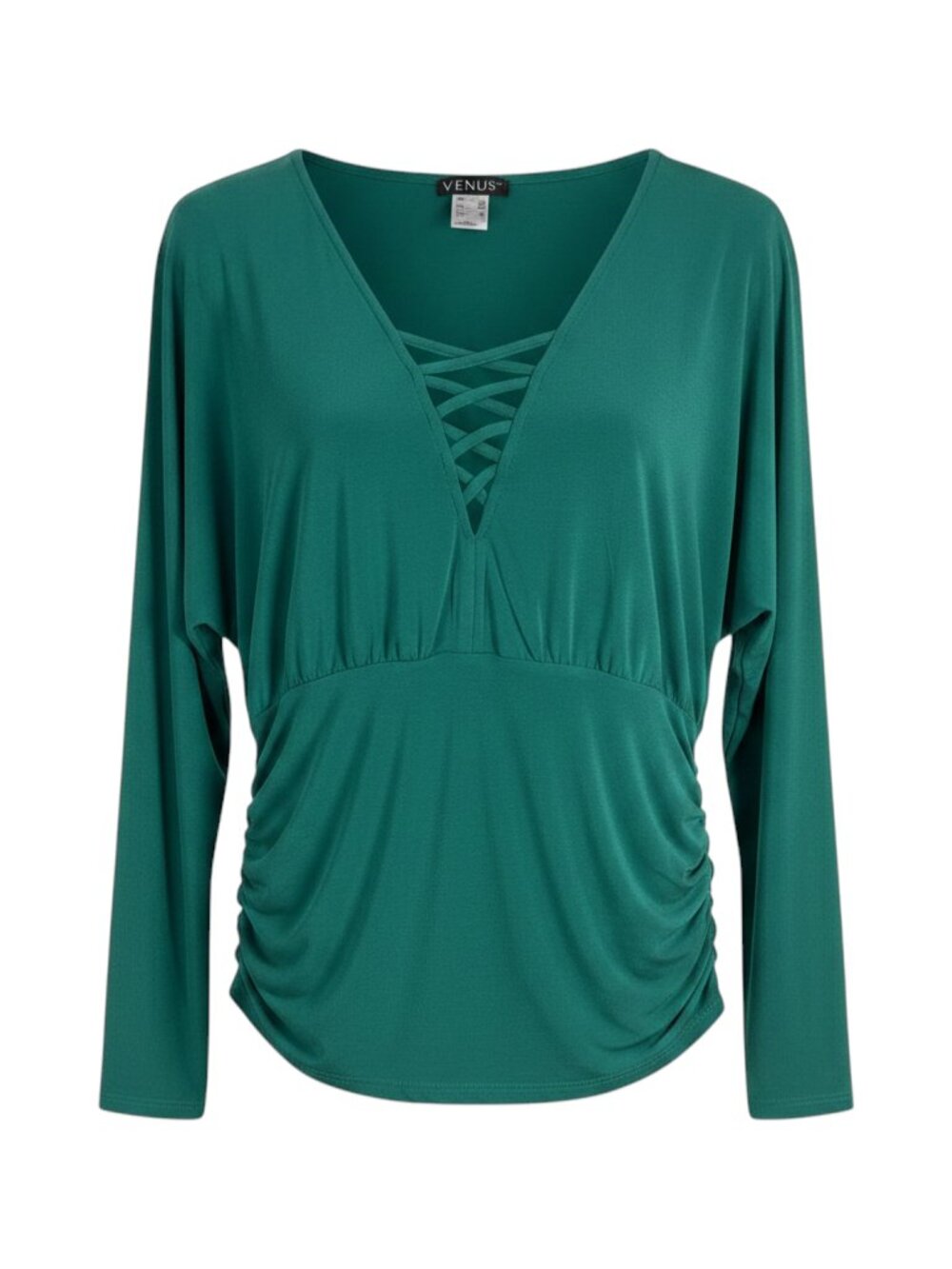 Venus Women's Long Sleeve V-Neck Top L